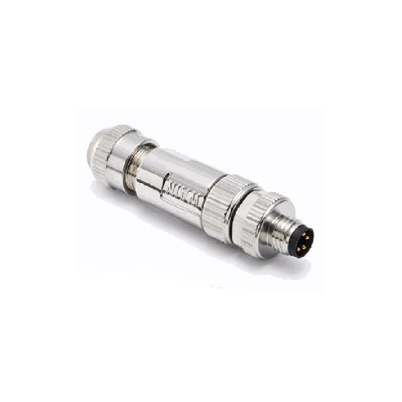 Connecteur mâle M8, 4 pol.,   IP67, 4A, blindé